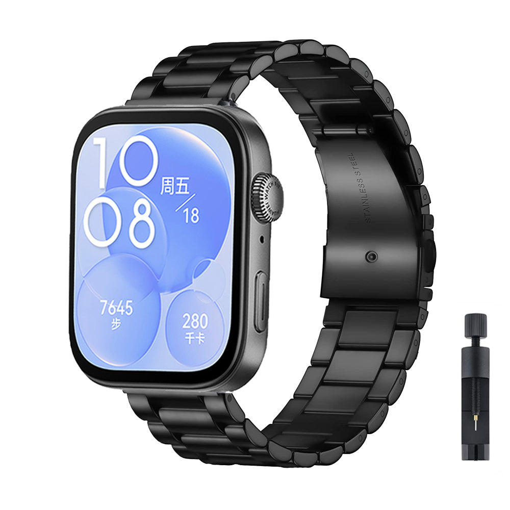 Metal Strap for Huawei Watch Fit 3 Adjustable Bracelet Wristband for Huawei Watch Fit 3 Smart Watch Stainless steel Accessories