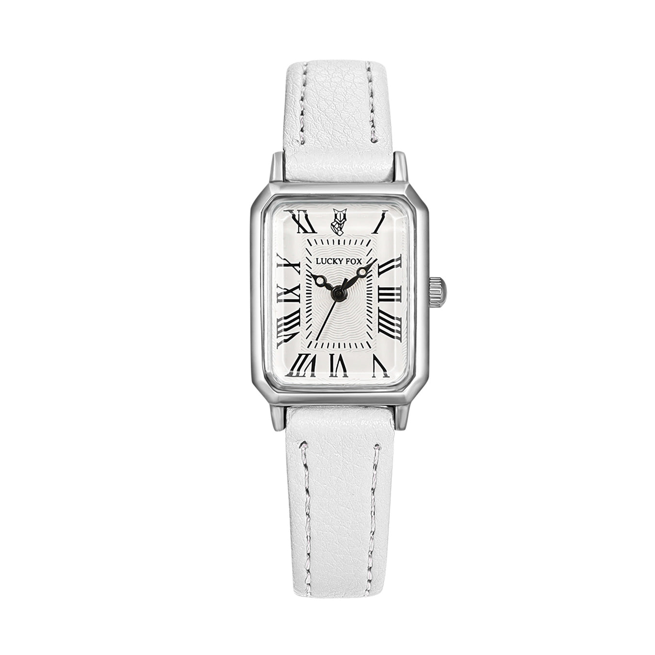 Fashion Rectangle Quartz Wrist Watch for Women Luxury Brand Roman Dial Leather Strap Ladies Watches Clock