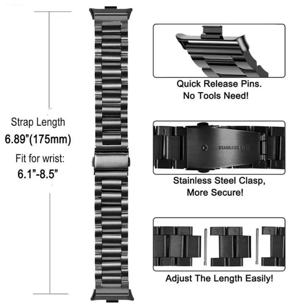 Metal Strap for Huawei Watch Fit 3 Adjustable Bracelet Wristband for Huawei Watch Fit 3 Smart Watch Stainless steel Accessories
