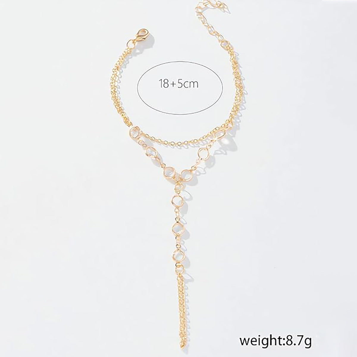 Multilayer Crystal Finger Bracelet Luxury Bridal & Couple Jewelry for Women