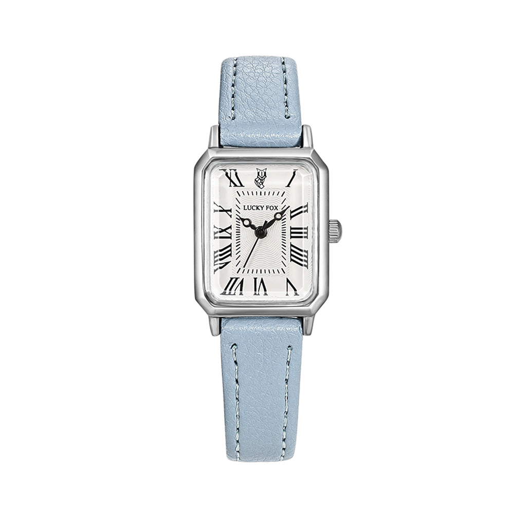 Fashion Rectangle Quartz Wrist Watch for Women Luxury Brand Roman Dial Leather Strap Ladies Watches Clock
