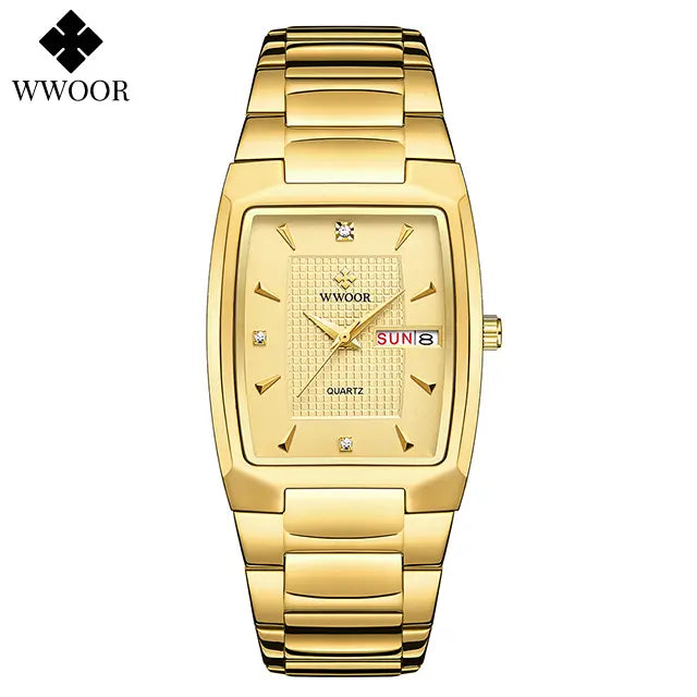 Men's Luxury WWOOR Quartz Watch 2024 | Waterproof Business Casual Wristwatch