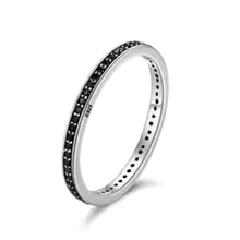 Elegant 925 Sterling Silver CZ Stackable Ring for Women Dazzling Wedding & Mother’s Gift Jewelry