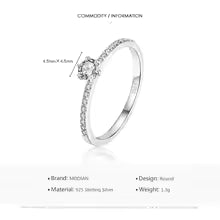 Classic 925 Sterling Silver Round CZ Ring for Women – Elegant Wedding & Statement Jewelry Gift Brande Hub