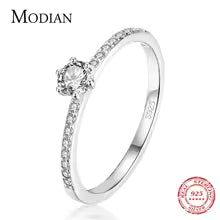 Classic 925 Sterling Silver Round CZ Ring for Women – Elegant Wedding & Statement Jewelry Gift Brande Hub