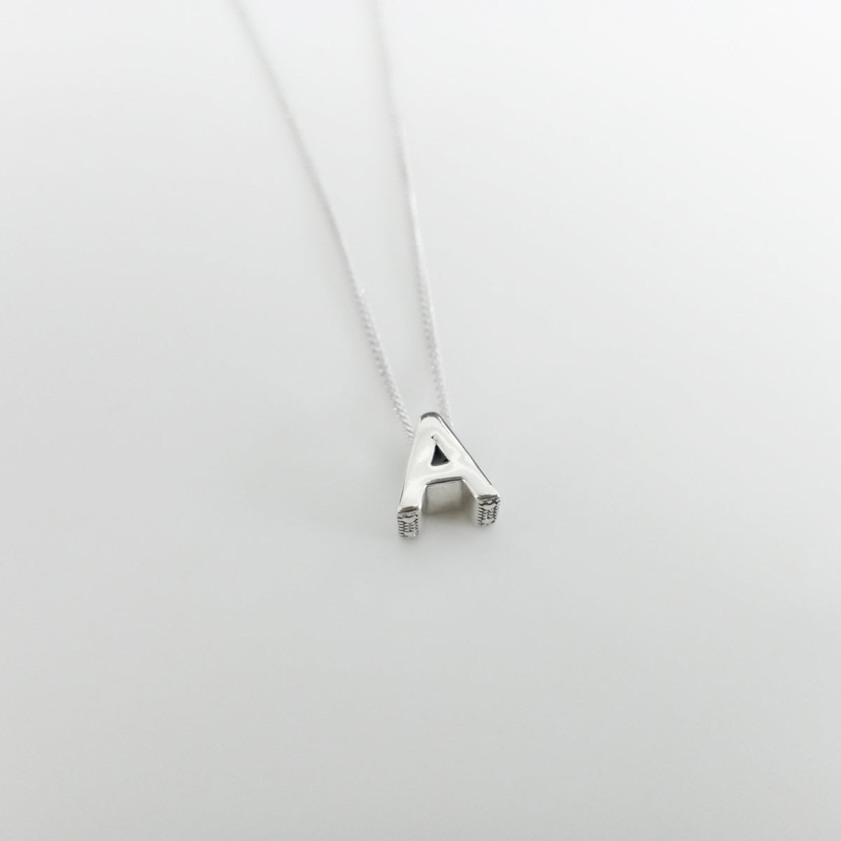 Authentic Pandora Letter A Initial Necklace Set – Sterling Silver S925 ALE