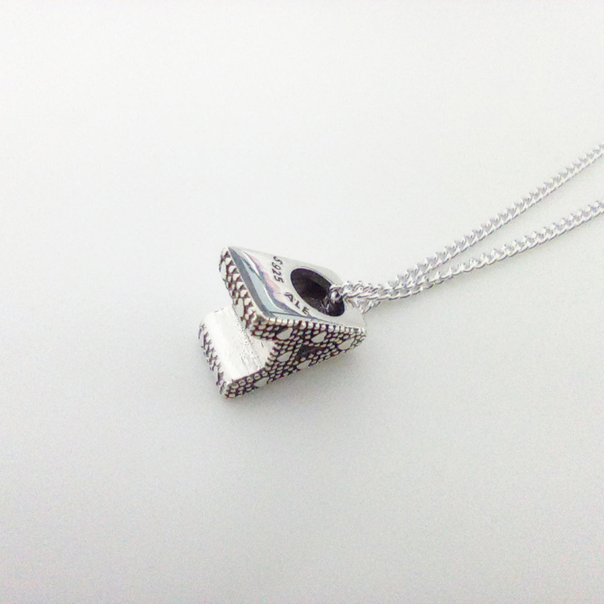 Authentic Pandora Letter A Initial Necklace Set – Sterling Silver S925 ALE