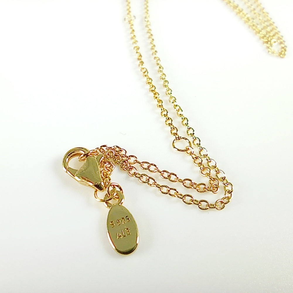 Genuine Pandora Anchor Chain Necklace – Rose Gold & Gold Vermeil – 45cm / 60cm Adjustable