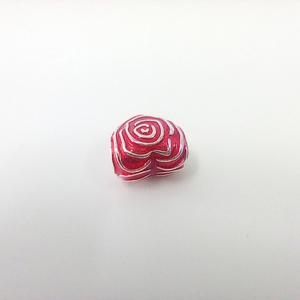 Authentic Pandora Sterling Silver Rose Heart Charm