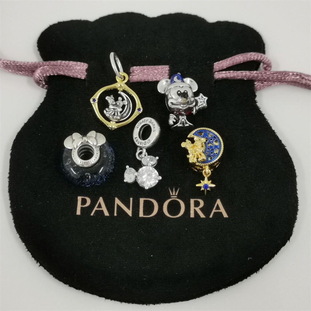 925 Sterling Silver Blue Alien Charm Beads for Women DIY Bracelet Jewelry