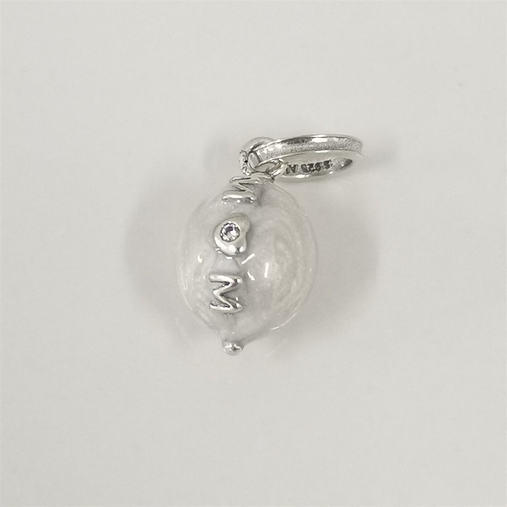 Authentic Pandora Treated Freshwater Cultured Baroque Pearl Mum Dangle Charm