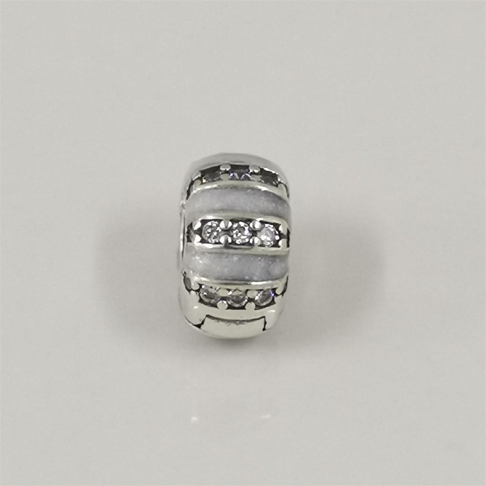 Authentic Pandora Stones & Enamel Clip Charm – Sterling Silver