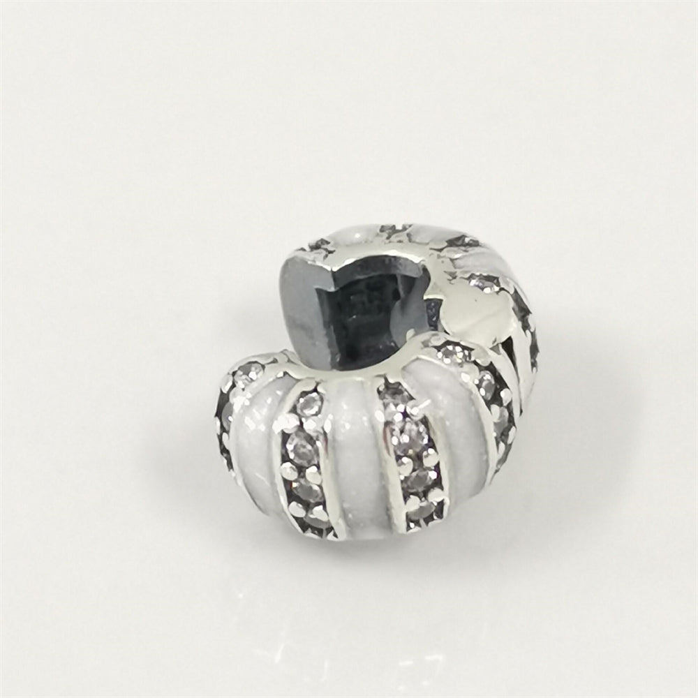 Authentic Pandora Stones & Enamel Clip Charm – Sterling Silver