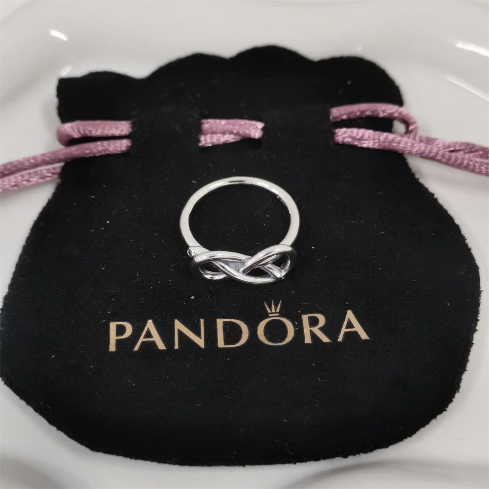 Authentic Pandora Infinity Knot Ring – Sterling Silver Symbol of Eternal Love