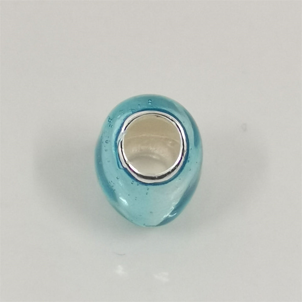 Pandora Multi-Color Metallic Heart Charm – Bold Love in Black, Blue, Sky & Green