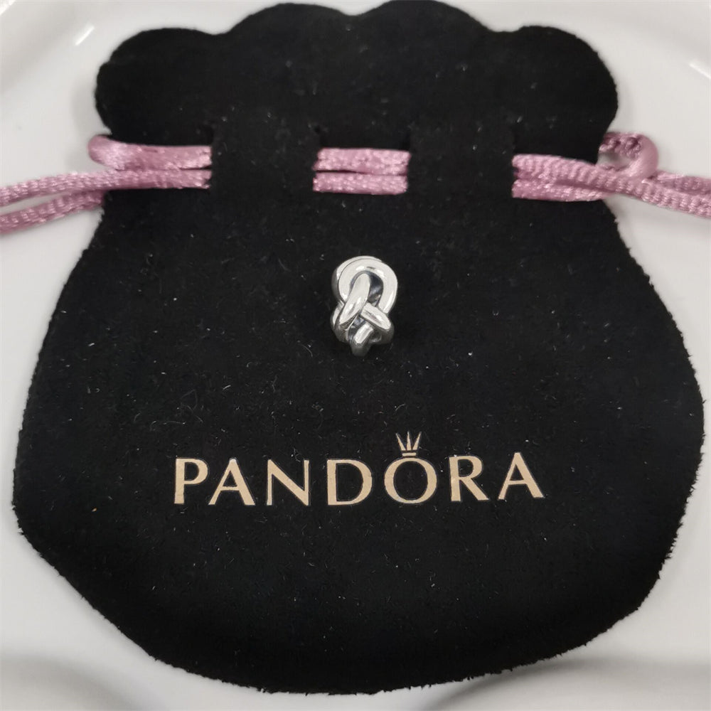 Authentic Pandora Infinity Knot Charm – Symbol of Eternal Love in Sterling Silver