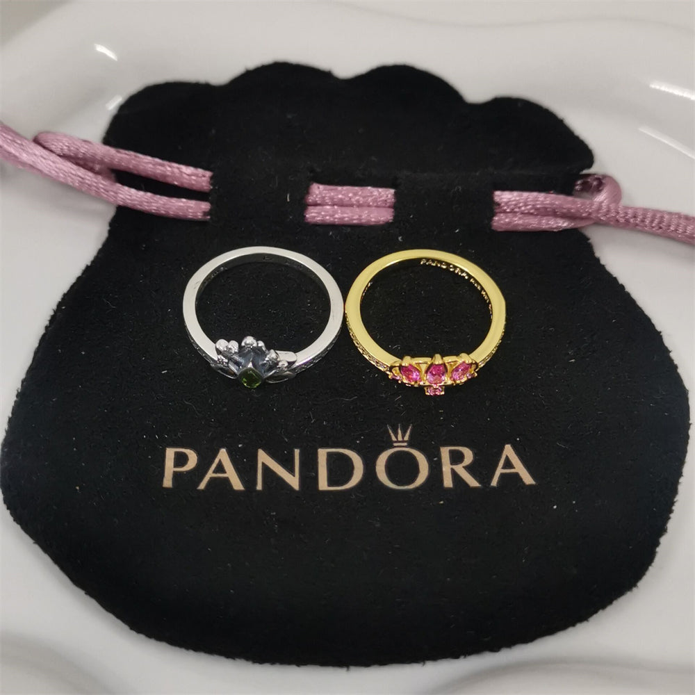 Authentic Pandora Modern Princesses Ring Set – Sterling Silver