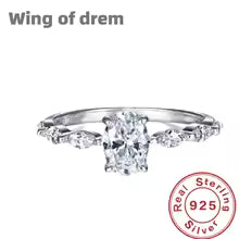 Elegant 925 Sterling Silver Zircon Ring for Women – Fine Engagement Jewelry Gift Brande Hub