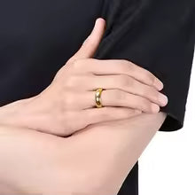 6MM Stainless Steel Couple Rings – Laser Engraved Wedding Bands for Men & Women