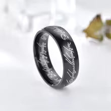6MM Stainless Steel Couple Rings – Laser Engraved Wedding Bands for Men & Women