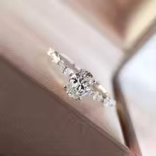 Elegant 925 Sterling Silver Zircon Ring for Women – Fine Engagement Jewelry Gift Brande Hub