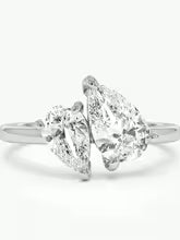 925 Sterling Silver Classic Zircon Water Drop Ring Luxury Engagement & Wedding Fine Jewelry for Women