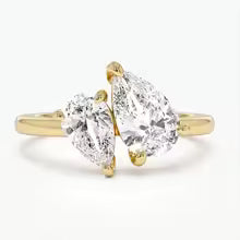 925 Sterling Silver Classic Zircon Water Drop Ring Luxury Engagement & Wedding Fine Jewelry for Women