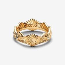 Pandora Game of Thrones House of the Dragon Crown Ring | Targaryen-Inspired Jewelry | Fantasy Gift for Fans