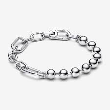 Pandora ME Metal Bead & Link Chain Bracelet – Available in 16cm, 17cm, and 20cm