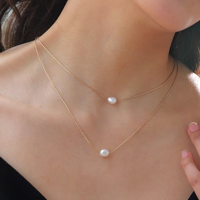 Stainless Steel New Fashion High-end Jewelry Rhombus Zircon Charm Chain Necklace Necklace Pendant for Women
