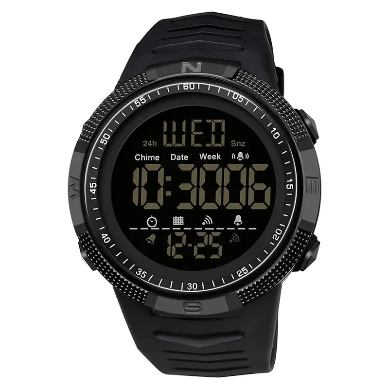 SANDA 6014 Top Brand Waterproof Men Watch Multifunctional Luminous Digital Wristwatch Outdoors Sports Student Watches Fashion