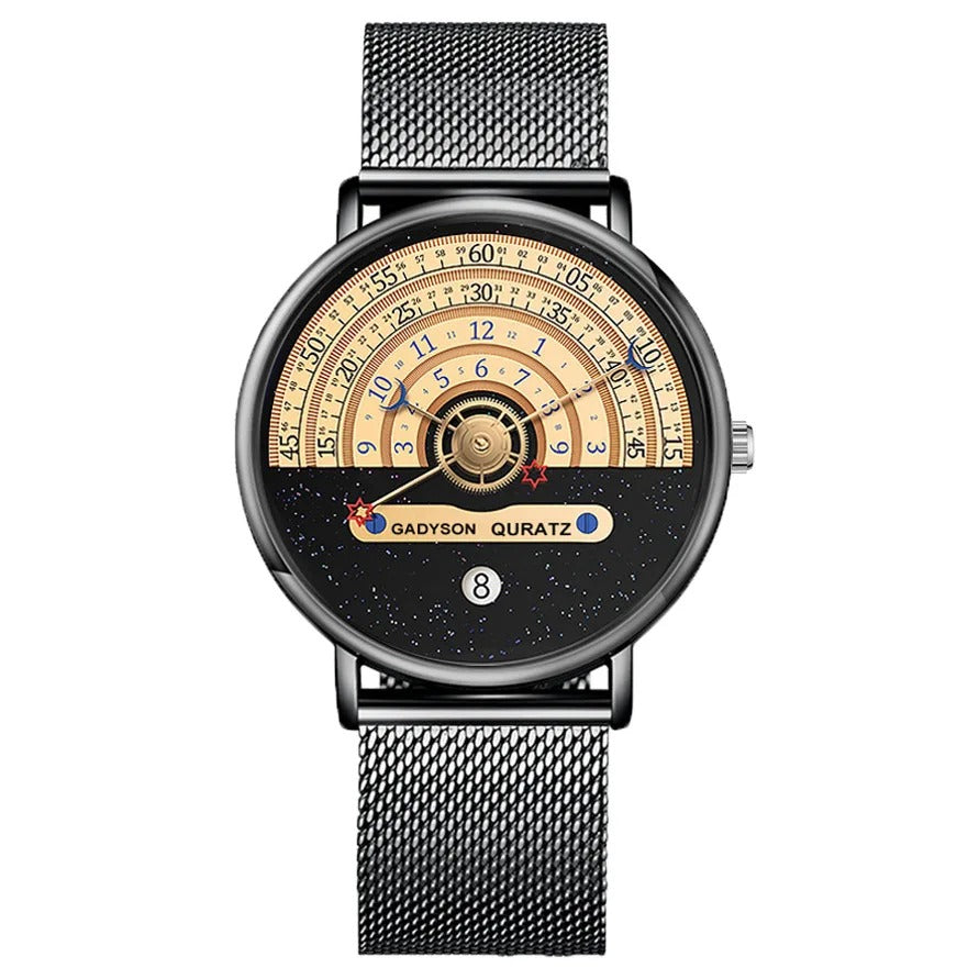 Men's Starry sky Creativity Calendar Watches Casual Sport Watch For Men Quartz WristWatch Relogio Masculino