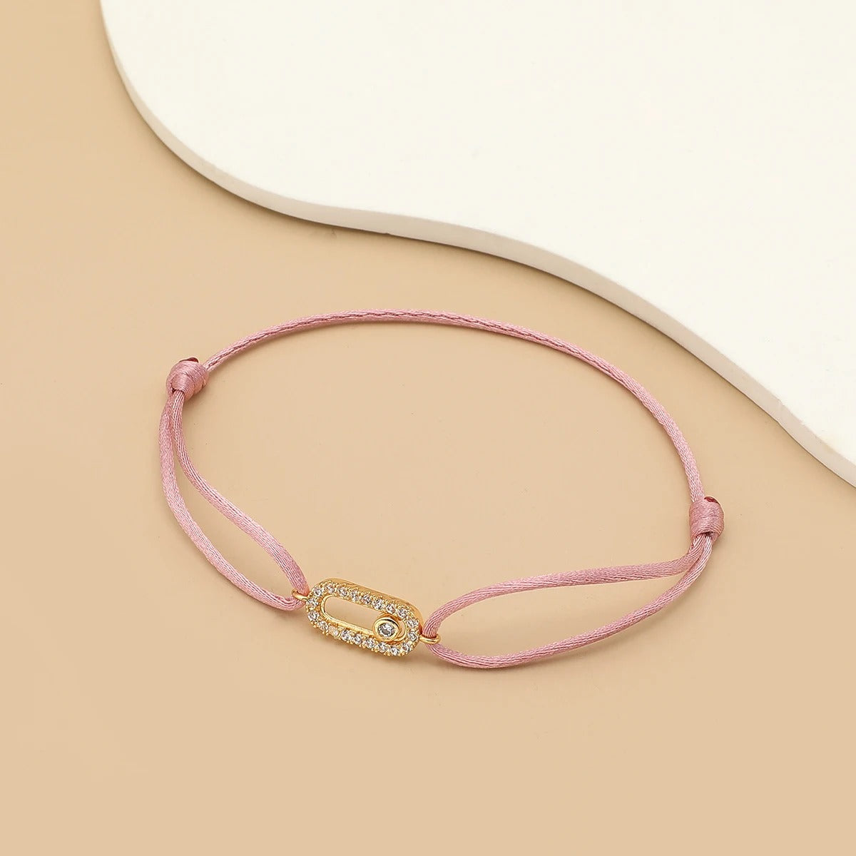 Adjusted Size Can Move Stone Multiple colors Rope Woven bracelet For Women And Men Fashion Jewelry 2025 New Bracelets Woman