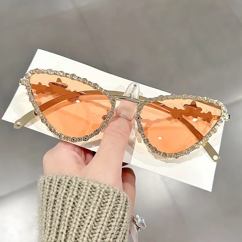 Diamond Encrusted Sunglasses for Women
