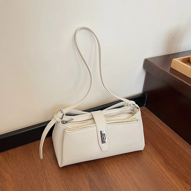 Luxury Three Compartment Shoulder Bag Women