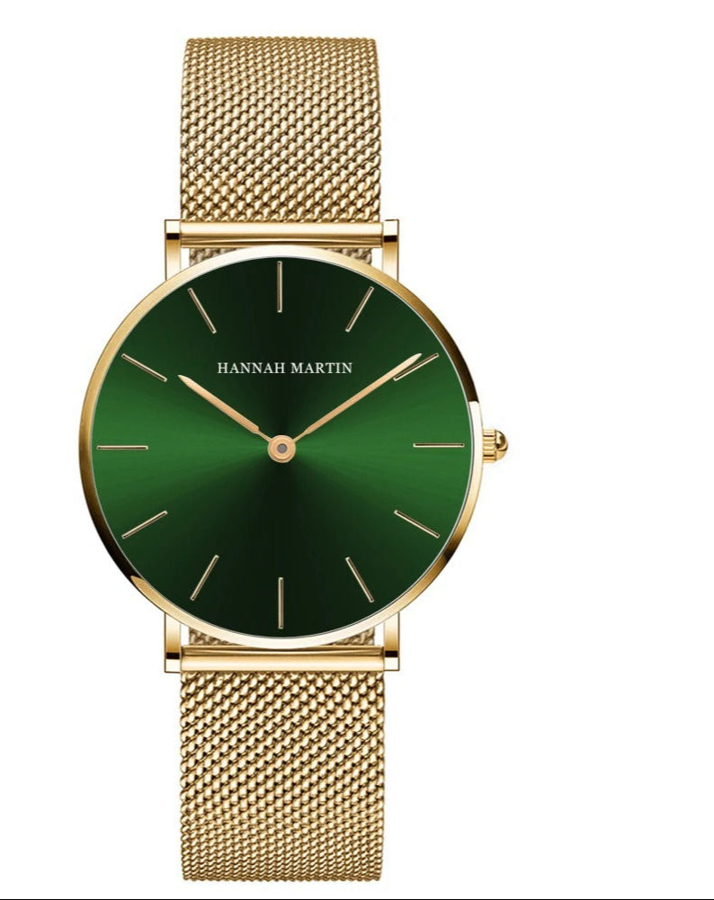 Quality Stainless Steel Band Japan Quartz Movement Waterproof Women Full Rose Gold Ladies Luxury Wrist Watch