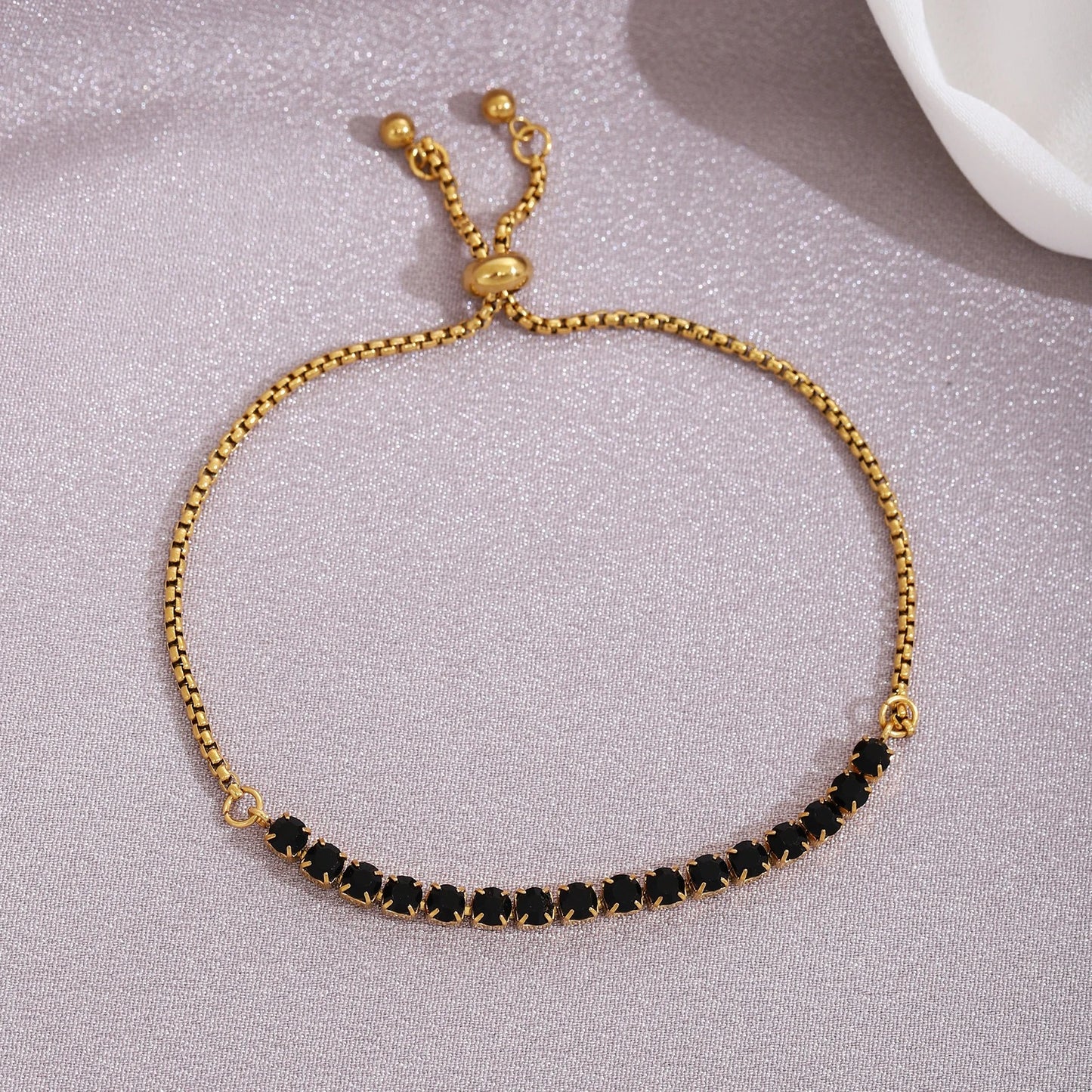 Cubic Zircon Tennis Bracelets For Women Stainless Steel Silver Color Dazzling Crystal Hand Chain Fashion Bracelet Jewelry Gifts