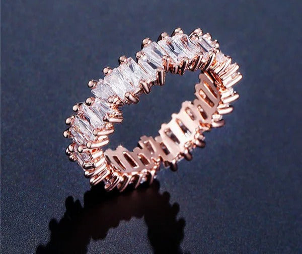 Fashion Multicolor Zirconia Rings for Women Marquise Crystal Ring Wedding Party Jewelry Gift