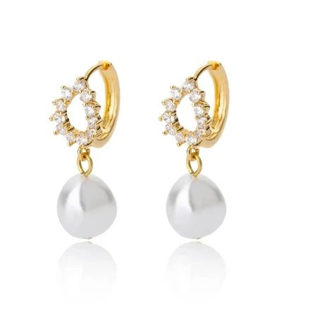 Gold Star Hoop Earrings Stainless Steel Women’s Trendy 2025 Jewelry