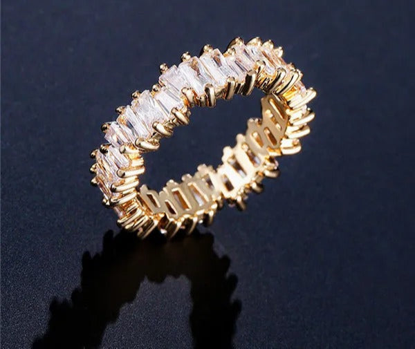 Fashion Multicolor Zirconia Rings for Women Marquise Crystal Ring Wedding Party Jewelry Gift