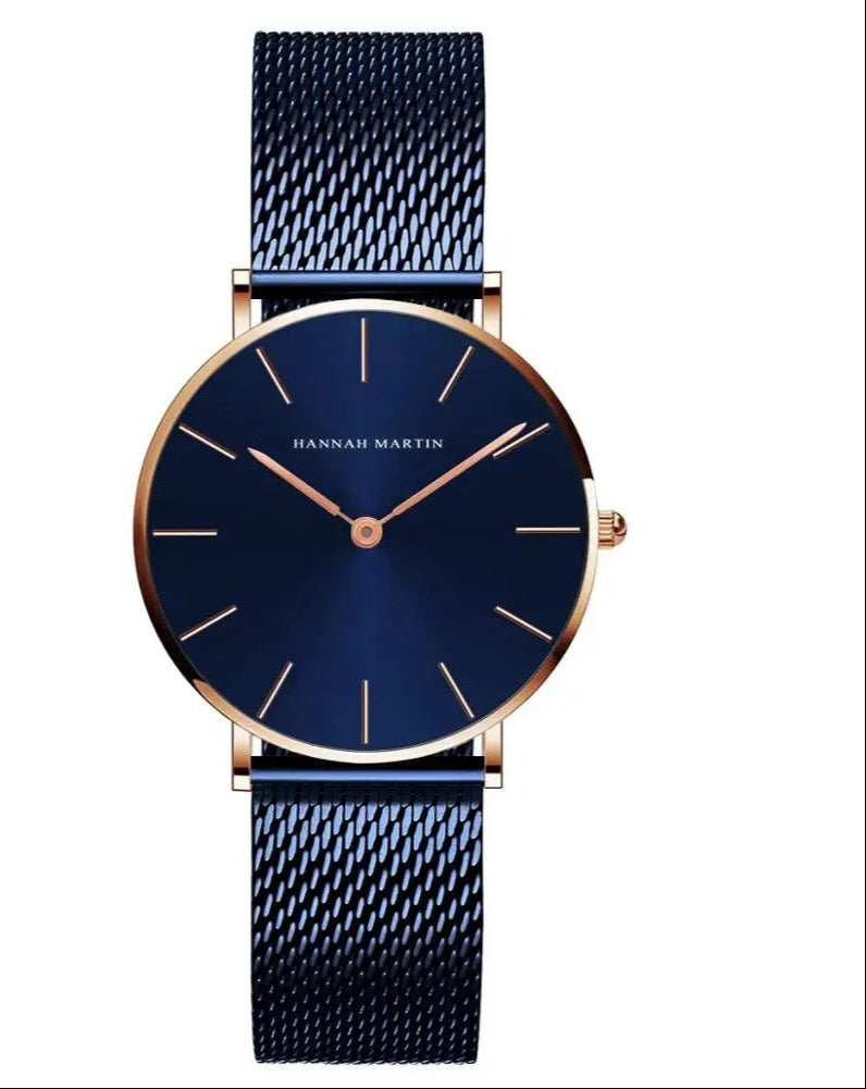 Quality Stainless Steel Band Japan Quartz Movement Waterproof Women Full Rose Gold Ladies Luxury Wrist Watch