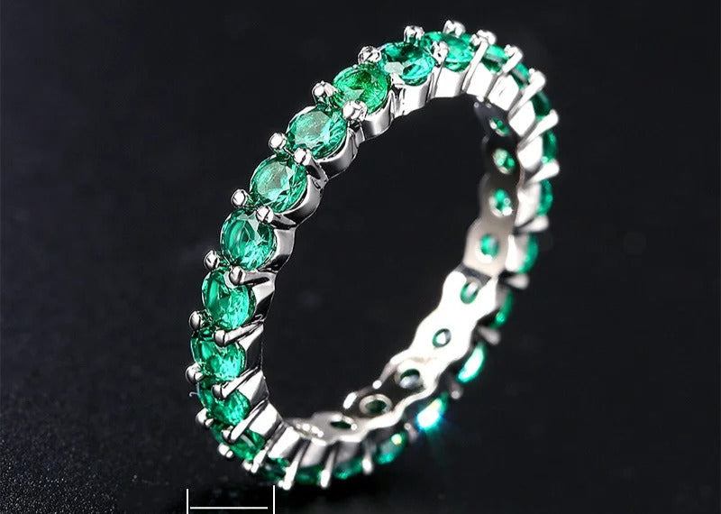 Fashion Multicolor Zirconia Rings for Women Marquise Crystal Ring Wedding Party Jewelry Gift