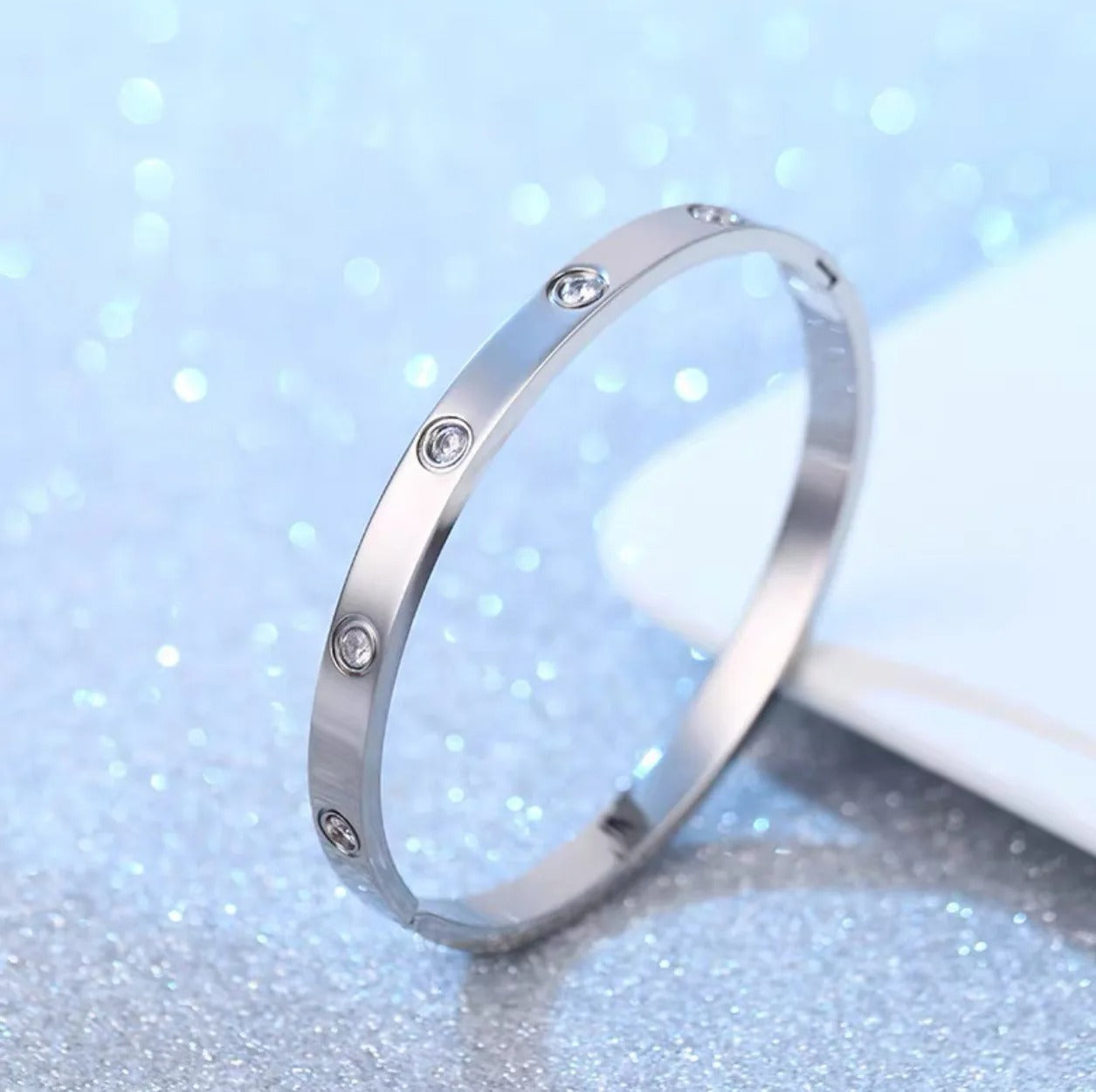 Luxury Waterproof Bangles Titanium Steel Gold & Silver Bracelet