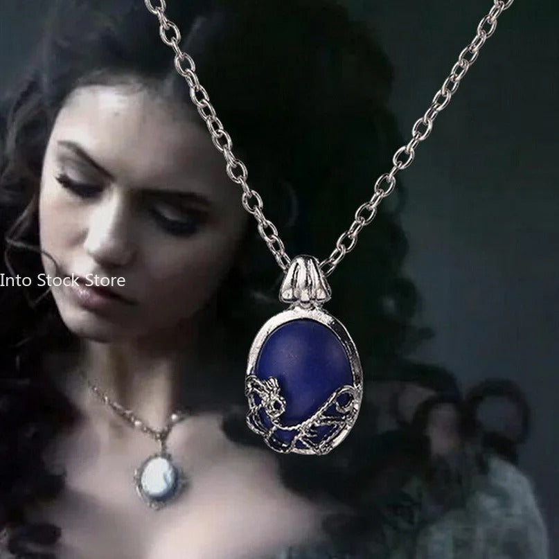The Diaries Necklace Vintage Katherine Pendant Fashion Movie Jewelry Cosplay for Women Pendant Gifts 1pc