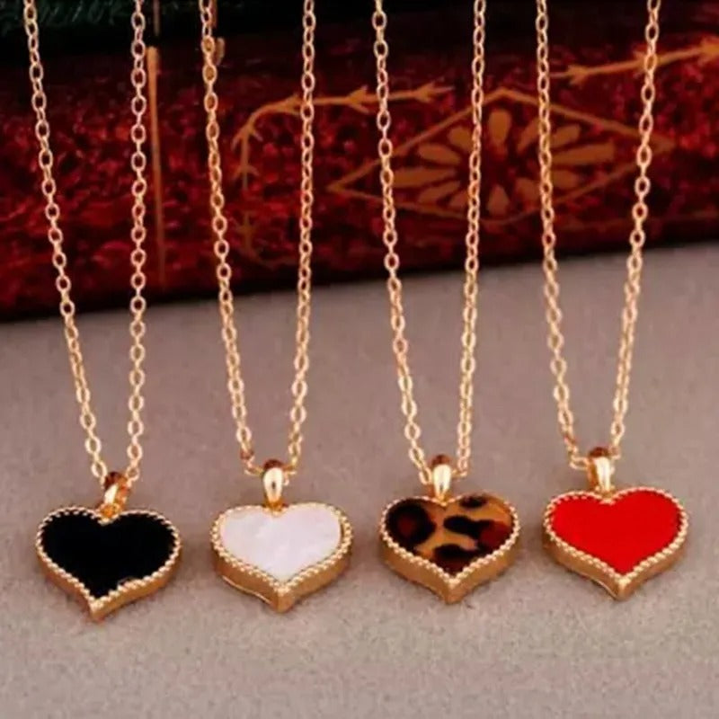 New Fashion Vintage New Gossip Girl Serena Red Heart With Love Pendant Necklace Models
