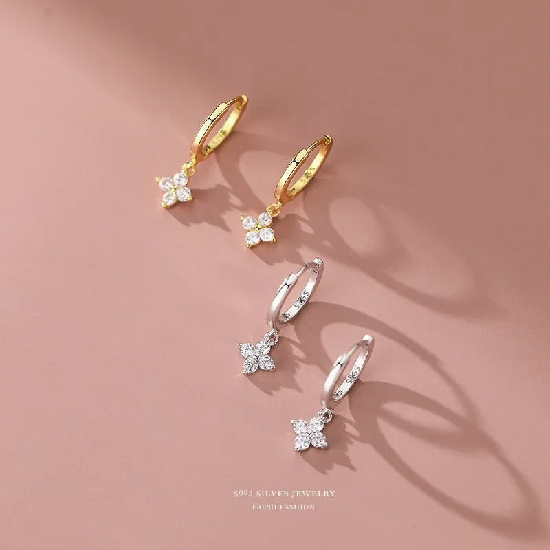 Silver leaf Earrings For Women Trendy Earring Jewelry Prevent Allergy Party Accessories Gift