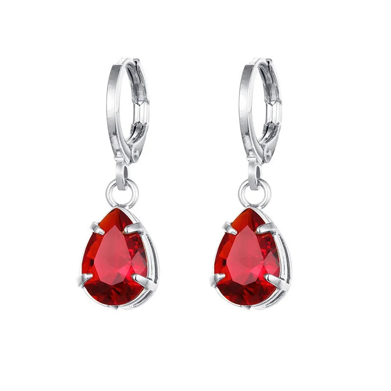 Silver Gold Filled Dangle Earrings For Women  Drop Earring Jewelry Circle Ear Ring