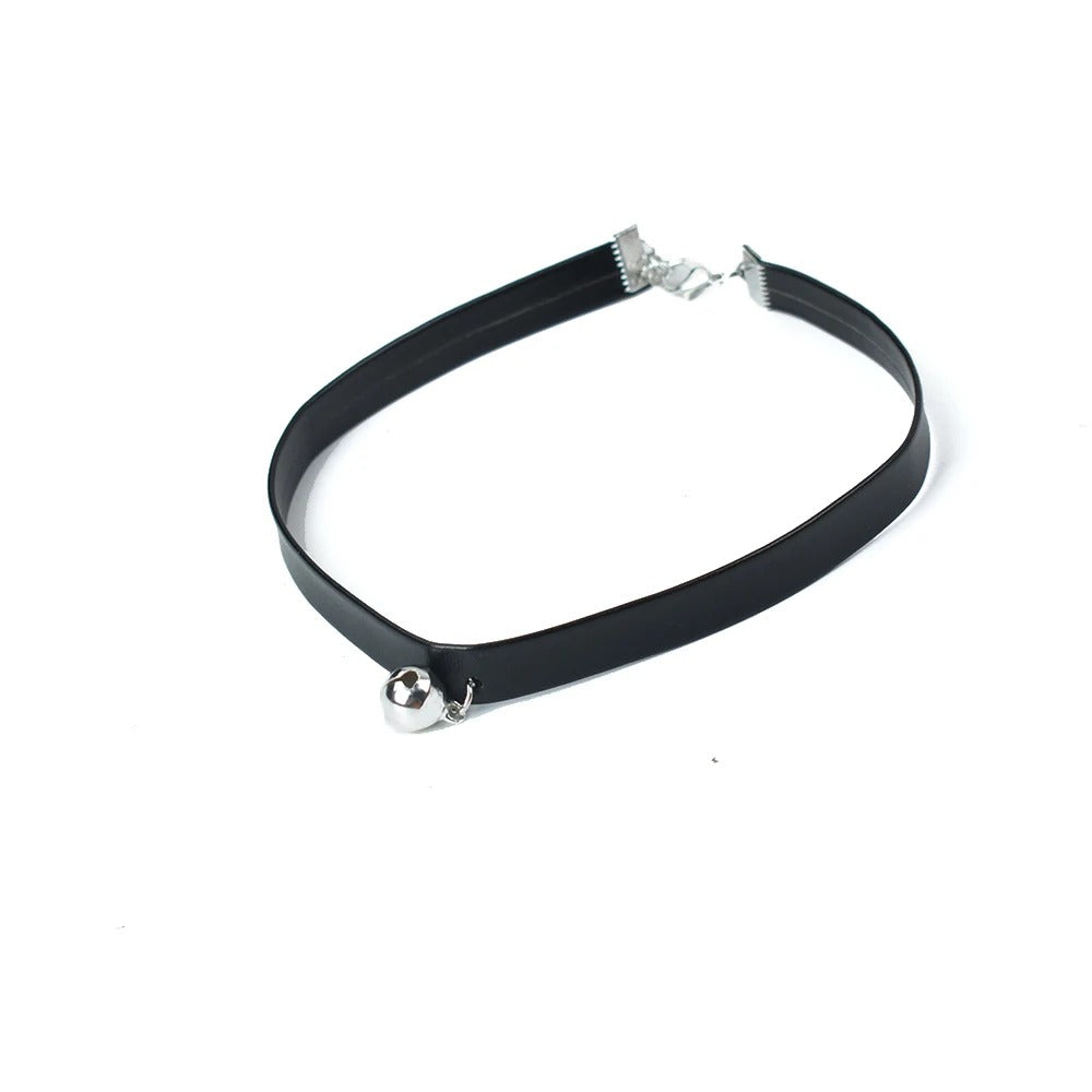 Handmade Gothic Punk Short Torques Necklace Black Choker