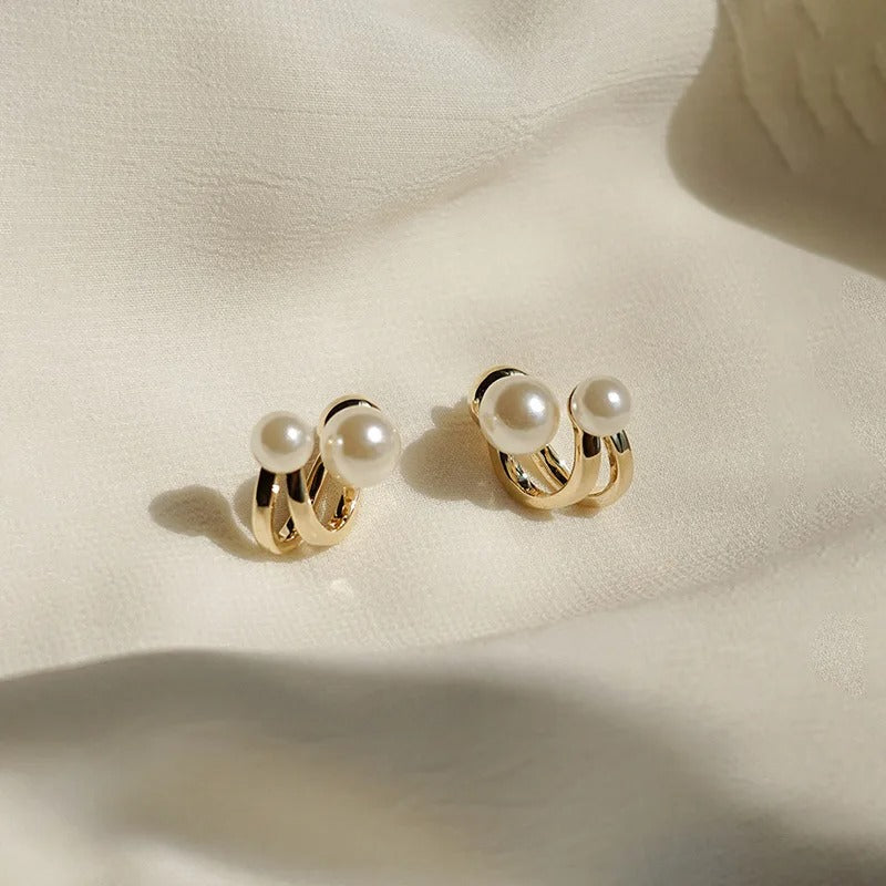 Classic pearl earrings for women, retro style earrings, temperament for older girls, bridal gifts, banquet souvenirs