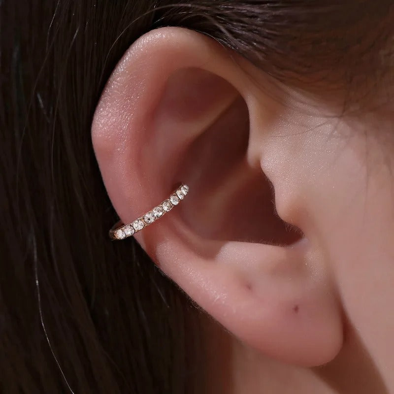 Fashion Copper Fake Nose Rings for Women Hypoallergenic Cartilage Cuff Earrings Nose Piercing Jewelry